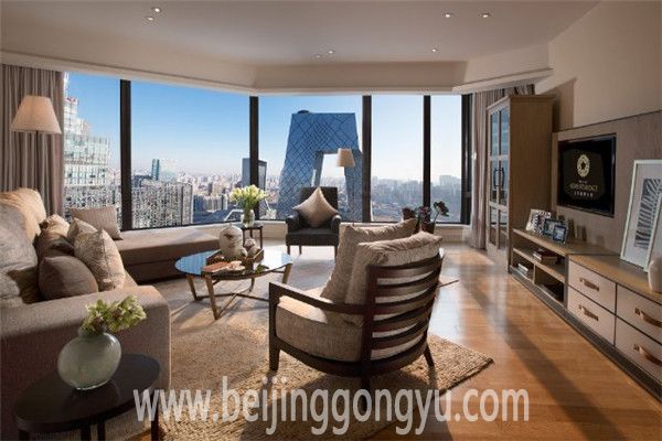 北京嘉裏中心公寓新出一套225平方米三居室